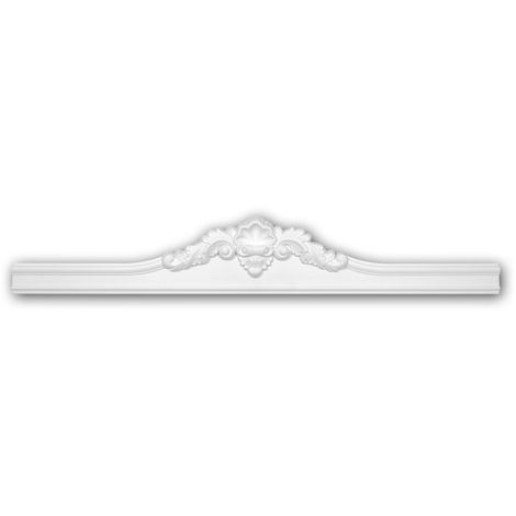 PROFHOME DECOR Frontone 154014 Profhome contorno porte stile neoimpero bianco