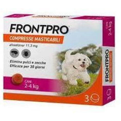Frontpro Compressa Masticabile Cani 2-4 Kg 3 Pz