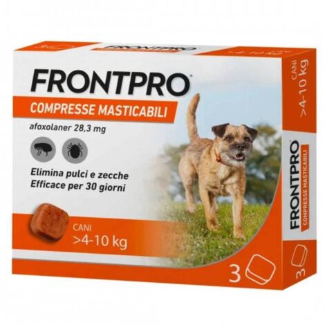 Frontpro Compressa Masticabile Cani 4-10 Kg 3 Pz