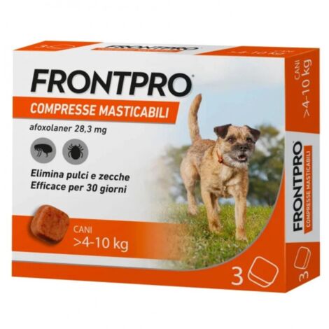FRONTPRO COMPRESSA MASTICABILE CANI 4 -10 KG 3 PZ