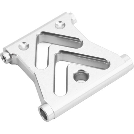 Frontstoßstange aus Aluminiumlegierung für ferngesteuerte Fahrzeuge im Maßstab 1:10, Axial RBX10, silberner Kollisionsschutz