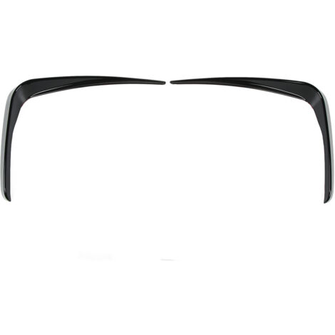 Frontstoßstange im Entenbürzel-Design, glänzend schwarz, passend für 3er BMW G20, G21 und M Sport (2019–2022), 2-teilig, rechte Seite, aus hochwertigem ABS-Material, einfache Montage