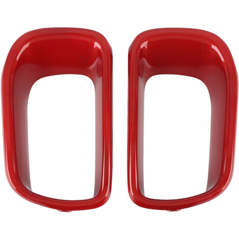 Frontstoßstangen-Lüftungsgitter mit Schutzgitter  51117337810  Hochfestes rotes ABS für MINI Cooper 2014–2021  2-teiliges Set