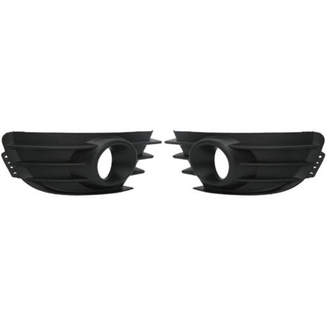 Frontstoßstangen-Nebelscheinwerfergitter, schwarze Lampenabdeckung, passend für Citroen C4 2004-2008, 1 Paar