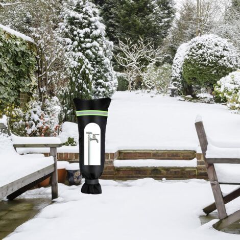 Frostschutz für Außenwasserhähne, 2er-Set, 71 x 38 cm, Winterschutz vor Frost, wasserdichte Abdeckungen für Gartenwasserhähne