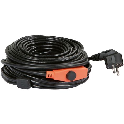 Frostschutz Heizleitung 1 m mit Thermostat Frostsafe Heizkabel 17 Watt Kerbl