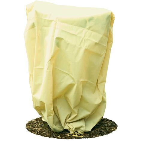 Frostschutzhaube 80g/m² 155cmx150cm Winterschutz Frostschutzvlies beige