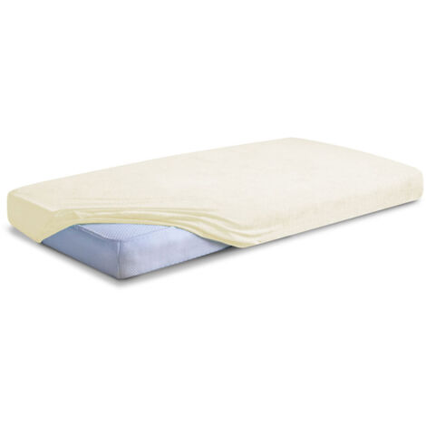FROTTE CLASSIC Platte mit Gummi 180x190, 180x200x20, ecru02, MATEX