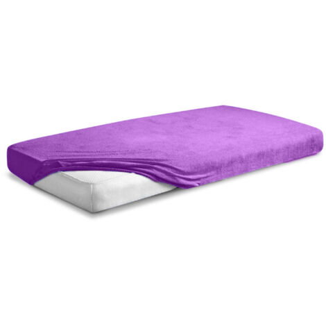 FROTTE PREMIUM Platte mit Gummi 180x190, 180x200x20, c.violet22, MATEX