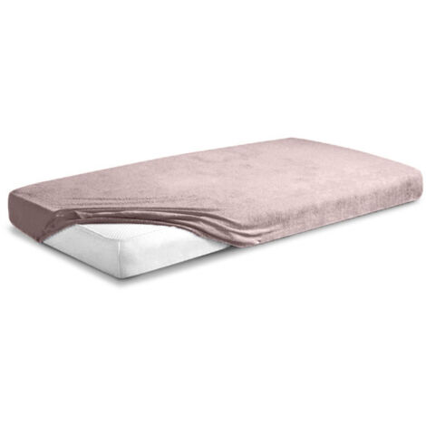 FROTTE PREMIUM Sábana con goma 110x190, 120x200x20 rosa sucio12 MATEX