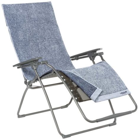 Frotteeauflage zu Relaxsesseln, blau (iroise) zu Lafuma Relaxsesseln