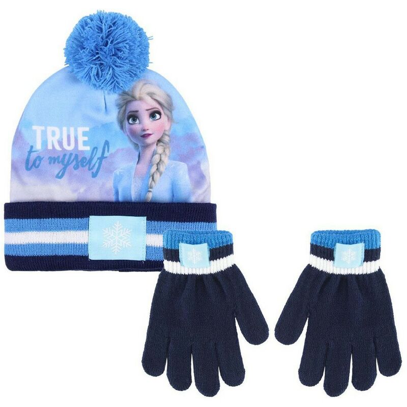 

Gorro y Guantes Azul - Frozen