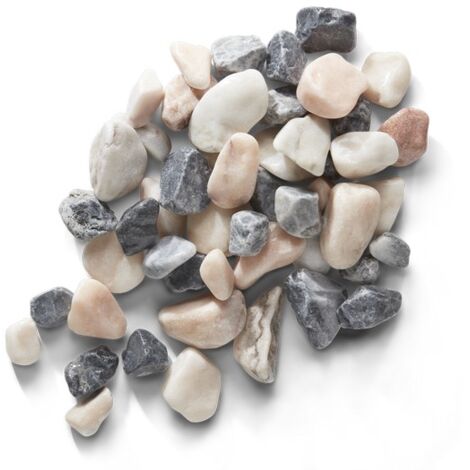 Frozen Pink Bulk Bag 850 kg - 20-40 mm Pink/White/Grey Premium Pebbles - L100 x W100 x H80 cm