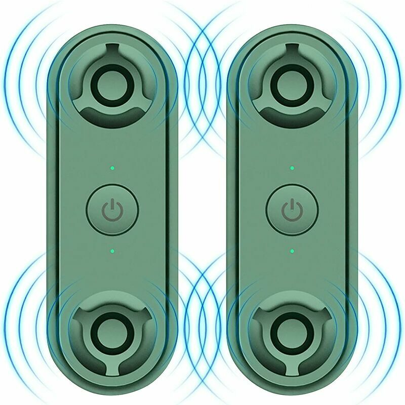 Fréquence Variable Répulsifs Ultrason, Double Technologie Prise Anti Moustique Ultrason, Intérieur Efficace Expulser Répulsif Ultrasons pour Souris,