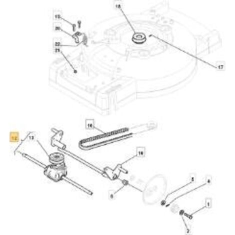 FR.TRACTION GR. MULTICLIP ALUMINIUM 53 ORIGINAL STIGA - 181003089/0