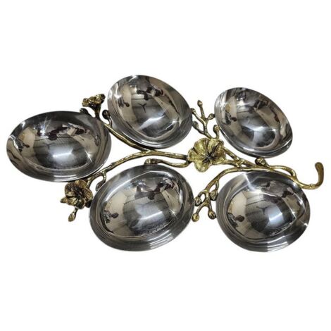 Fruit Bowl - Brass - L6 x W33 x H22 cm