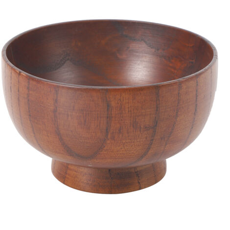 Fruit Salad Noodles Rice Dining Wooden Bowl Kitchen Utensils Food Container TablewareLarge 14cm