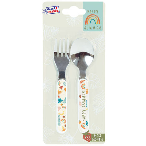 Fruity's Ensemble Couverts Inox (Fourchette, Cuillère)