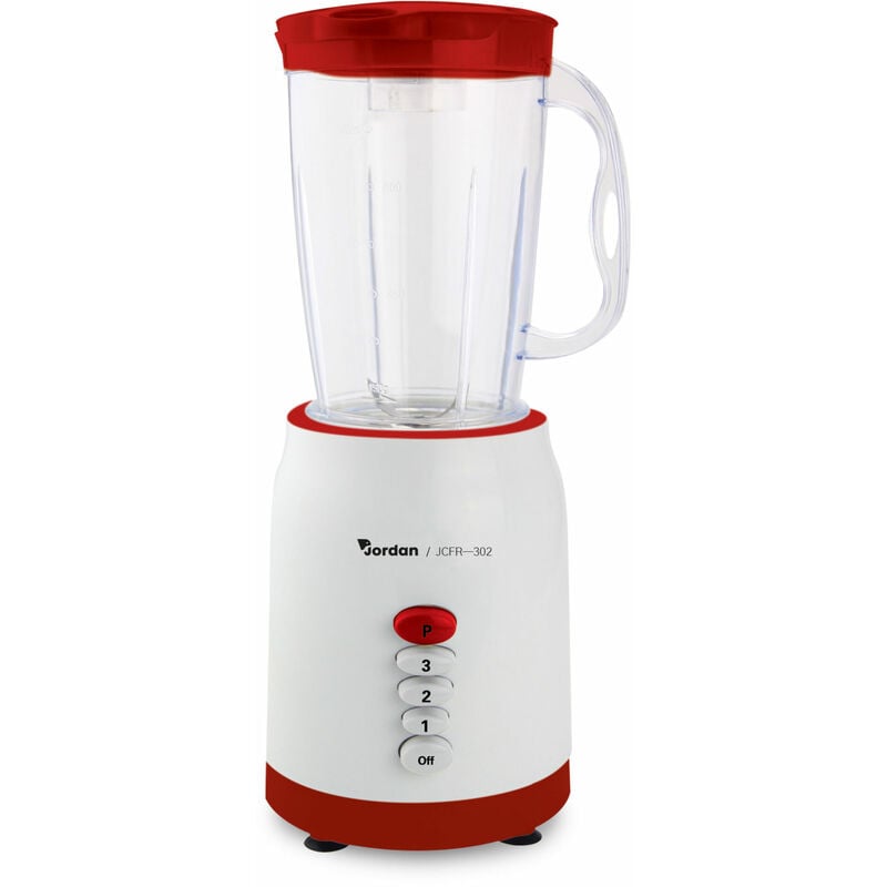 Frullatore 1L 350W JCFR-302 - Rosso, bianco