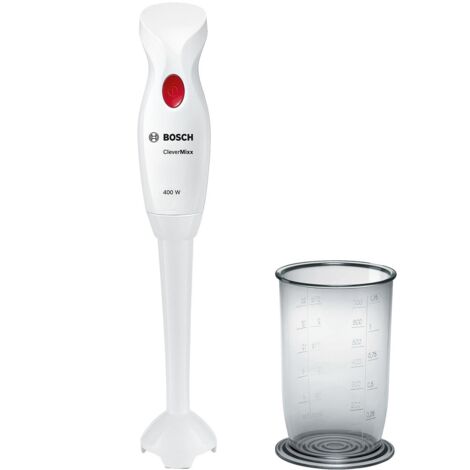 frullatore a immersione 400w bianco / rosso - msm14100 - bosch