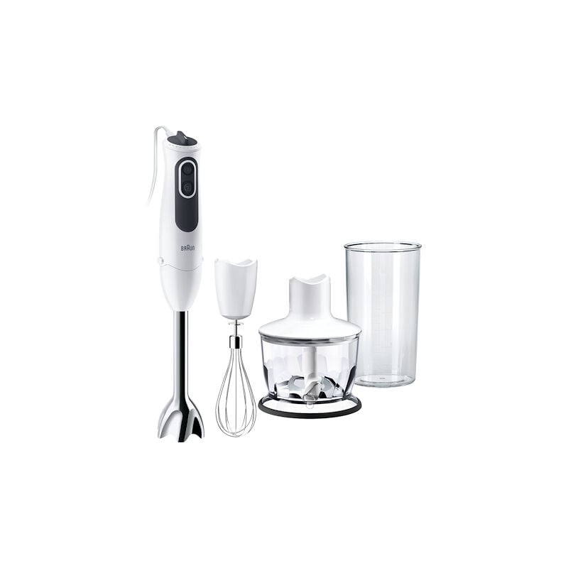 Braun - mq 3135 wh Sauce 0,5 l Blender de frullatore a immersione 750 w Nero, White