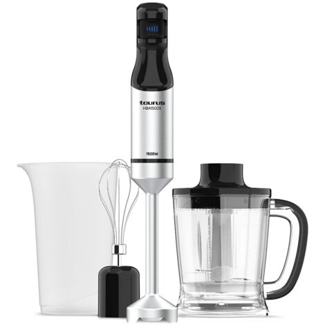 Frullatore ad Immersione Taurus HBA1500X Nero Argentato 1500 W