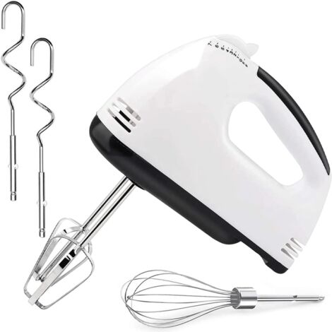 Frullatore elettrico a mano a 7 velocità per dolci, frusta elettrica in acciaio inox, frusta elettrica per dolci, impastatrice portatile per torte, frusta elettrica
