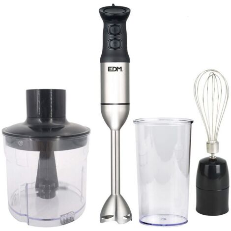 Frullatore manuale 1200w con accessori ø5,8x41,5cm edm