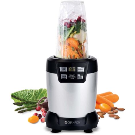 Frullatore nutrizionale pro digital 1200 w nb500 neroargento