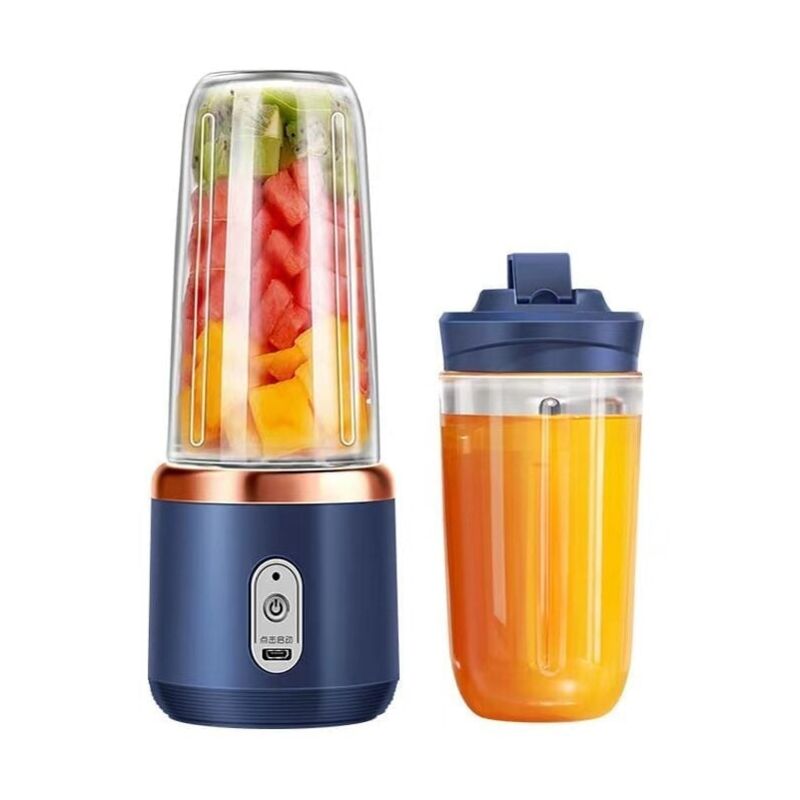 Image of Frullatore per frullati, frullatore portatile, mini frullatore usb per frullati, supporto per frullatore con 2 bottiglie da 400 ml senza bpa, per