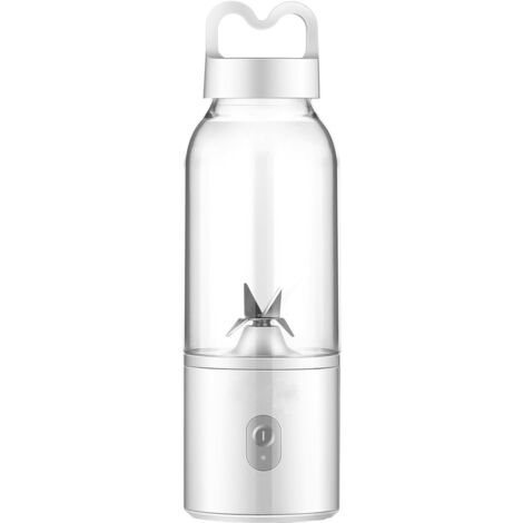 Frullatore portatile, 550 ml, USB, bianco