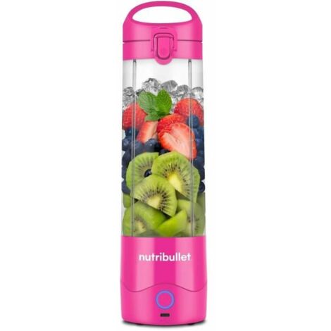 Frullatore portatile Nutribullet NBP003BP rosa, a batteria, 0,475 l [0C22300174]