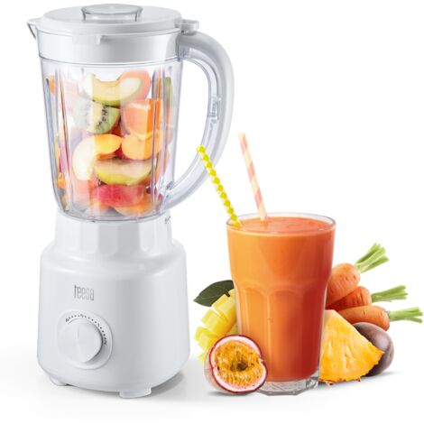 Frullatore Teesa da 500 W con caraffa da 1,5 litri, senza BPA e facile da pulire.