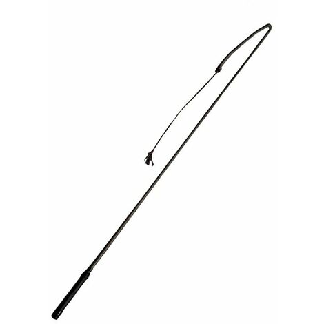 Frusta da trotto in nylon 135 cm: cm 135, rosso/bianco (06)