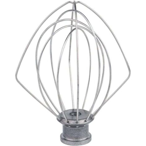 Frusta in acciaio inossidabile compatibile con KitchenAid K45WW WP9704329 KSM150 KSM160 K45 KSM90 Robot Accessorio