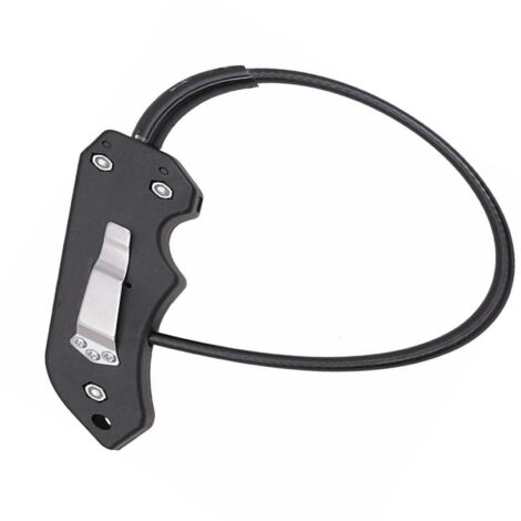 Frusta portatile Manico in ABS Corda in acciaio inossidabile Leggera bicicletta multiuso Regalo da uomo