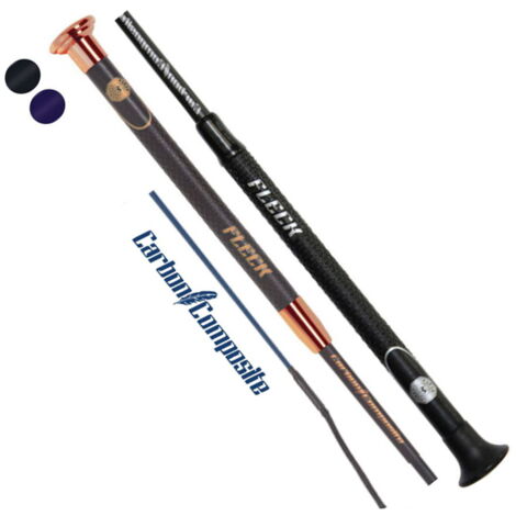 Frustino Carbon composite leggero in carbonio: 130 cm, nero oro