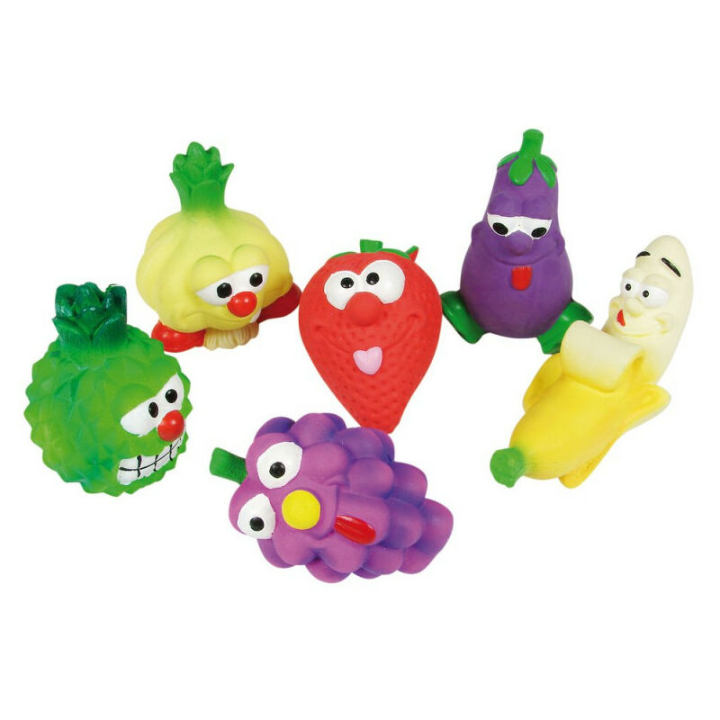 

Frutas Latex Con Sonido 9Cm Caucho