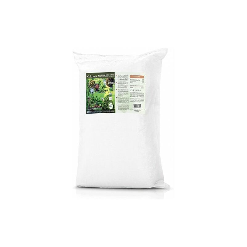 

Frutella N8 de 20 kg. Abono Universal para Plantas ecológico granulado de Alta disolución - Cultivers