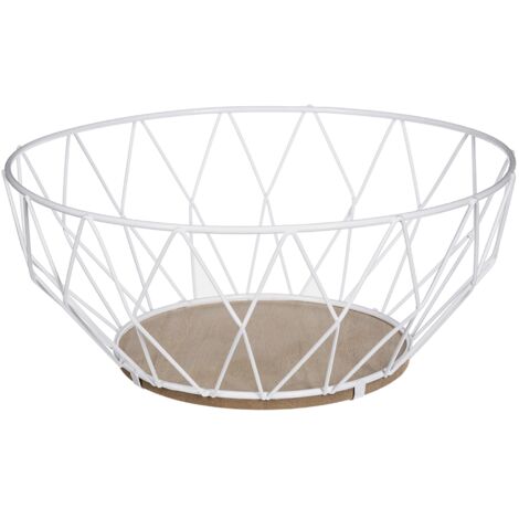 Frutero metálico baltik blanco ø28cm colores/modelos surtidos