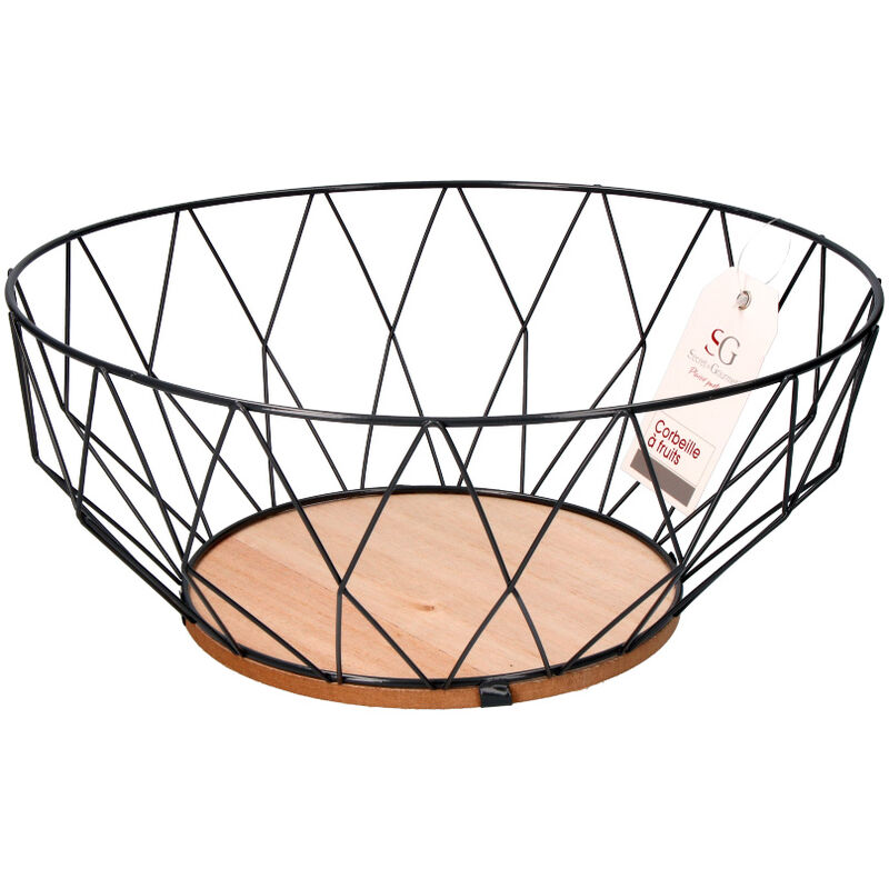 

Frutero metálico baltik gris 28cm - Secret De Gourmet