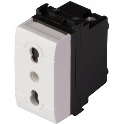 Frutto presa 10/16A 2P+T 250V Evolution Bianco