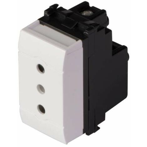 Frutto presa 10A 2P+T 250V Evolution Bianco