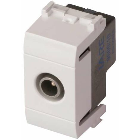 Frutto presa coassiale TV diam.9,5 mm - Evolution - Bianco