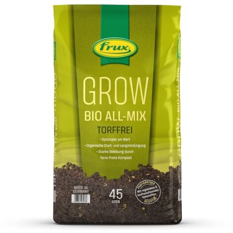 FRUX BIO ALL-MIX Cannabis Substrat torffrei 45 Liter