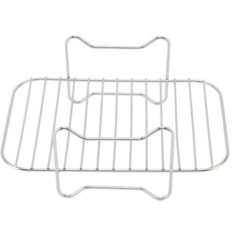 Fryer Stainless Steel Rack Fryer Accessories Multi Purpose Grilling Holder Outdoor BBQ Tools