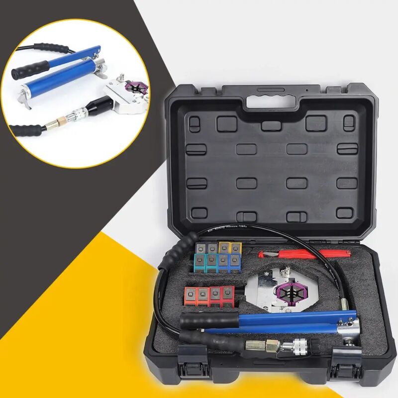 FS-7842B Pince à Sertir Outil a / c tuyau presse Krimp hydraulique pour climatiseurs