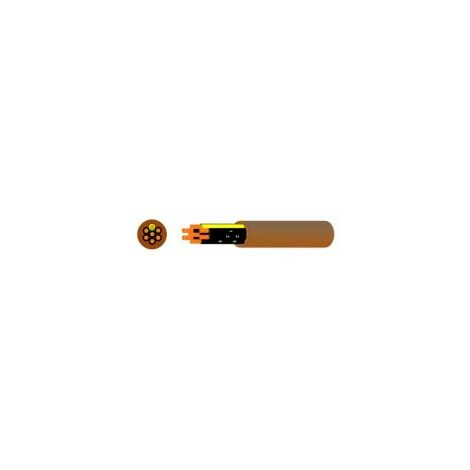 FS18OR18 Câble antidéflagrant 2x1 MMQ Marron 1 MT