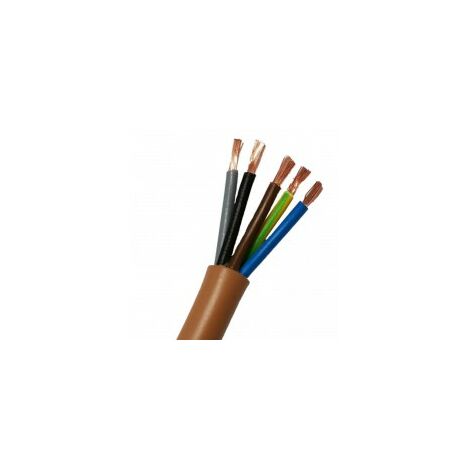 FS18OR18 Câble antidéflagrant 7x1 MMQ Marron 1 Mt