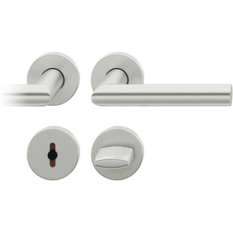 FSB ASL Badgarnitur 8mm R-WC 8mm Rundrosette max. 45°. TS 39-58mm Alu natur